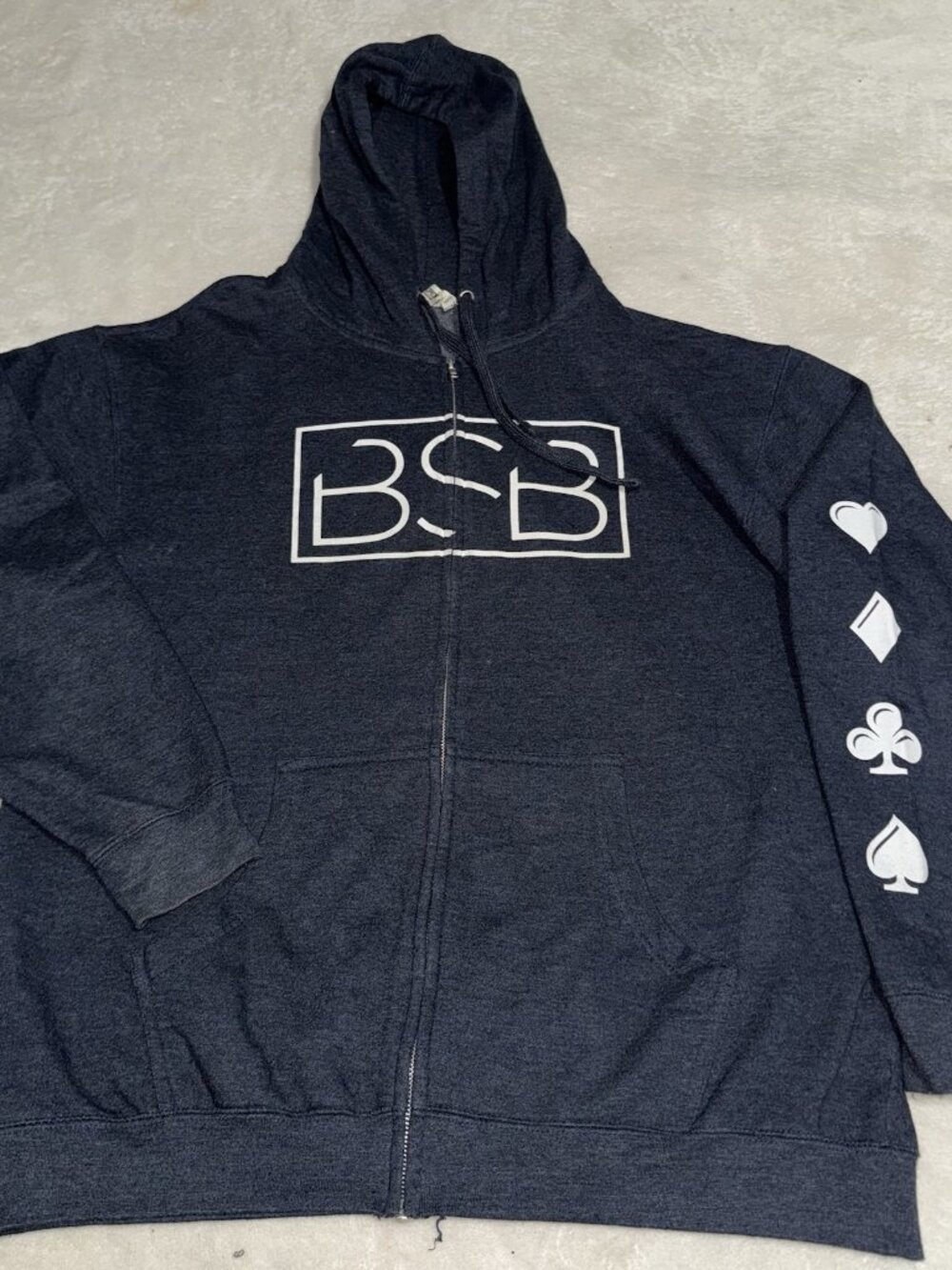Backstreet Boys BSB Las Vegas 2017 Residency Zip Hoodie Mens XL Independent